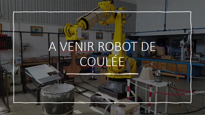 robot de coulée